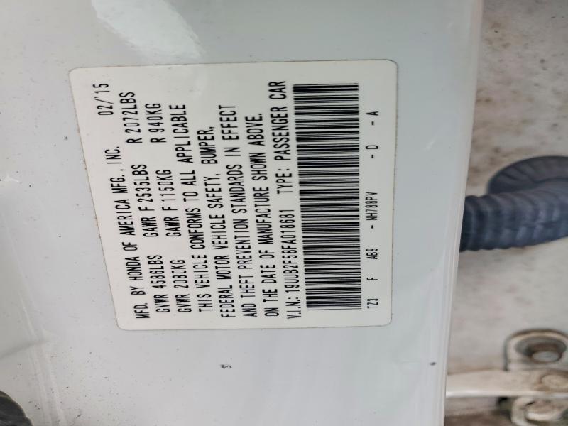 53442586 :رقم المزاد ، 19UUB2F58FA018681 vin ، 2015 Acura Tlx مزاد بيع