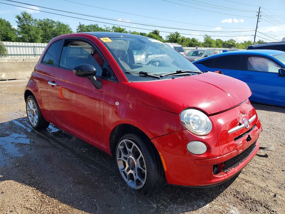 53959606 :رقم المزاد ، 3C3CFFKR3HT570801 vin ، 2017 Fiat 500 مزاد بيع