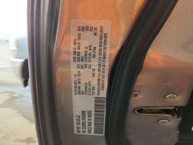54151846 :رقم المزاد ، 3C6UR5DL1RG340346 vin ، 2024 Ram 2500 مزاد بيع