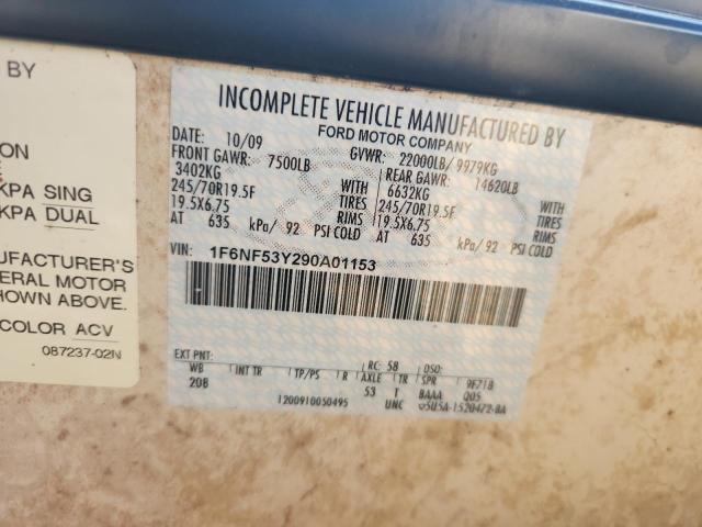 2010 Winnebago Sightseer მანქანა იყიდება აუქციონზე, vin: 1F6NF53Y290A01153, აუქციონის ნომერი: 52314606