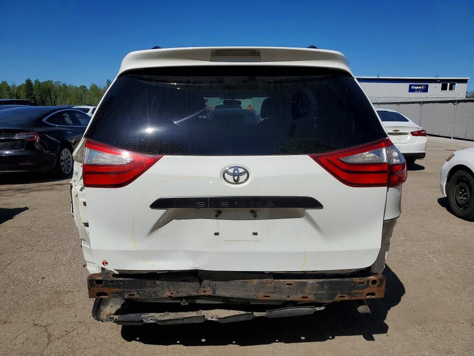 53780856 :رقم المزاد ، 5TDZZ3DC6HS799584 vin ، 2017 Toyota Sienna مزاد بيع