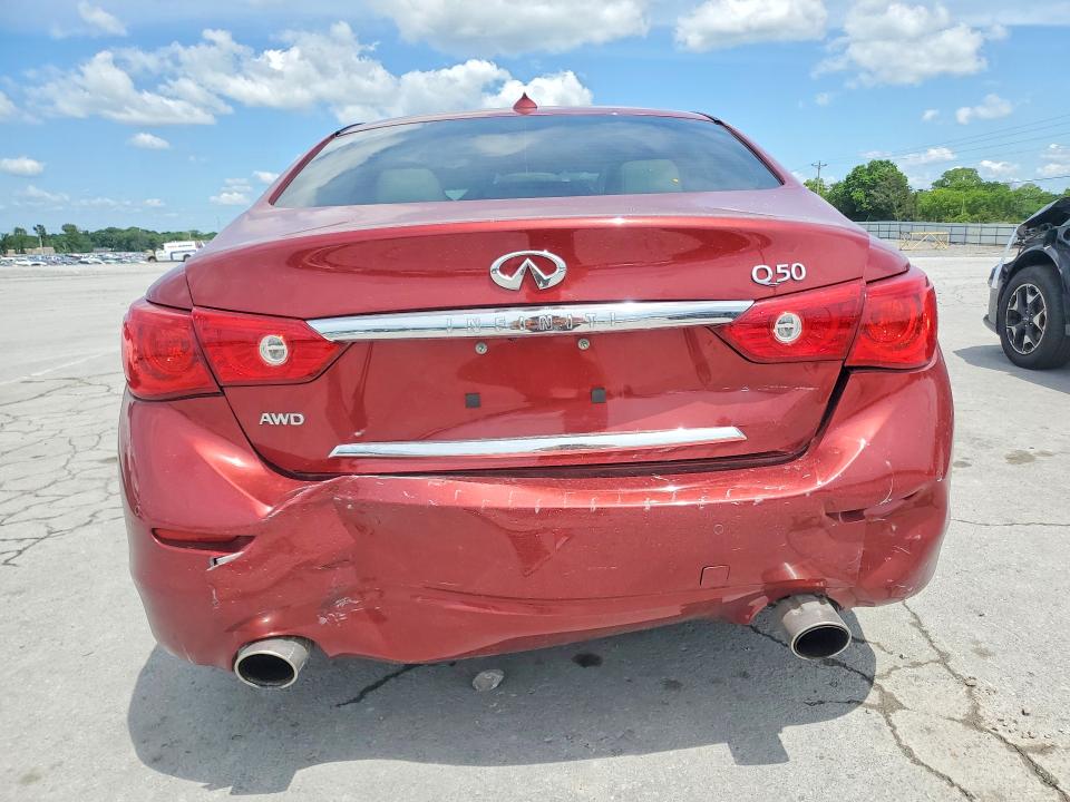Aukcja sprzedaży 2014 Infiniti Q50, vin: JN1BV7AR3EM687722, numer aukcji: 52780836