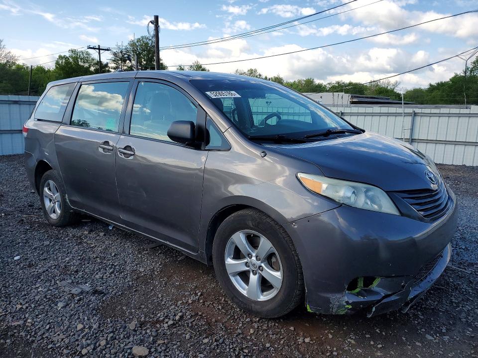 2014 Toyota Sienna მანქანა იყიდება აუქციონზე, vin: 5TDZK3DC5ES433874, აუქციონის ნომერი: 52905186