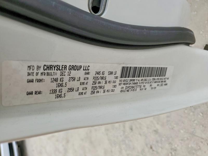 Продаж на аукціоні авто 2013 Dodge Journey, vin: 3C4PDCAB4DT577756, номер лоту: 52898416