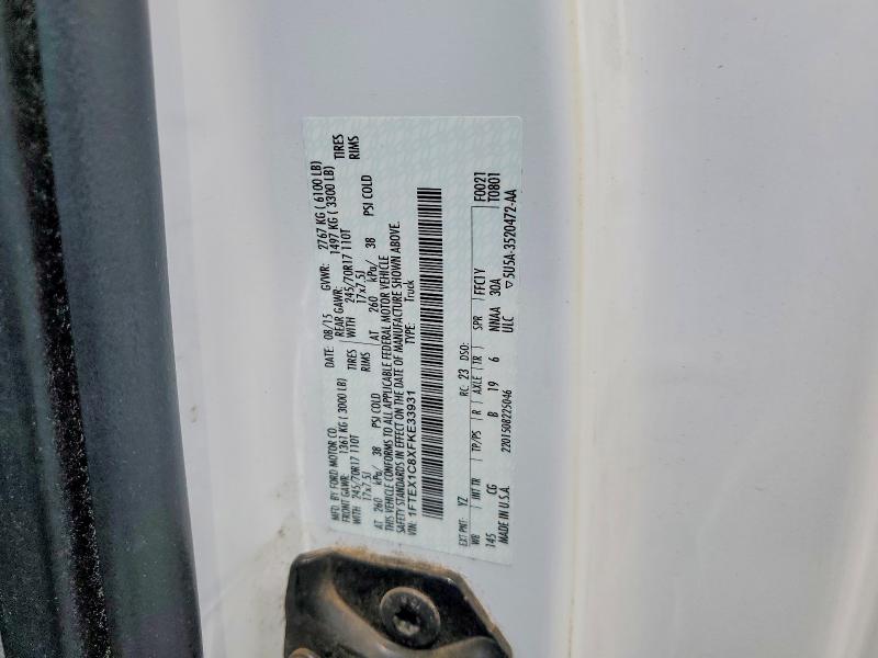 Продаж на аукціоні авто 2015 Ford F150, vin: 1FTEX1C8XFKE33931, номер лоту: 53972266