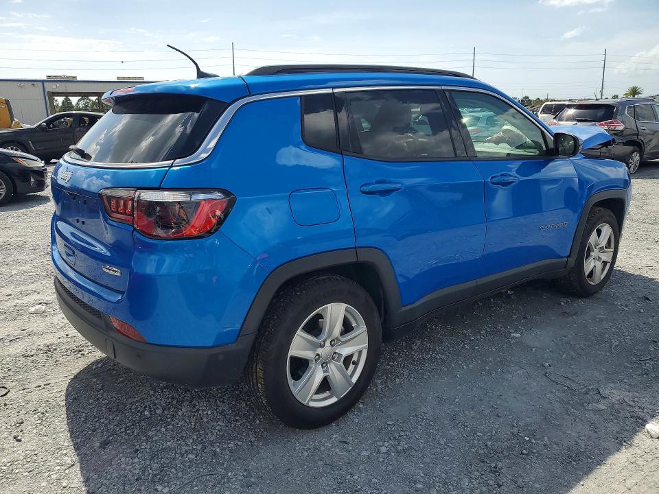 2022 Jeep Compass მანქანა იყიდება აუქციონზე, vin: 3C4NJCBB1NT112724, აუქციონის ნომერი: 55139586