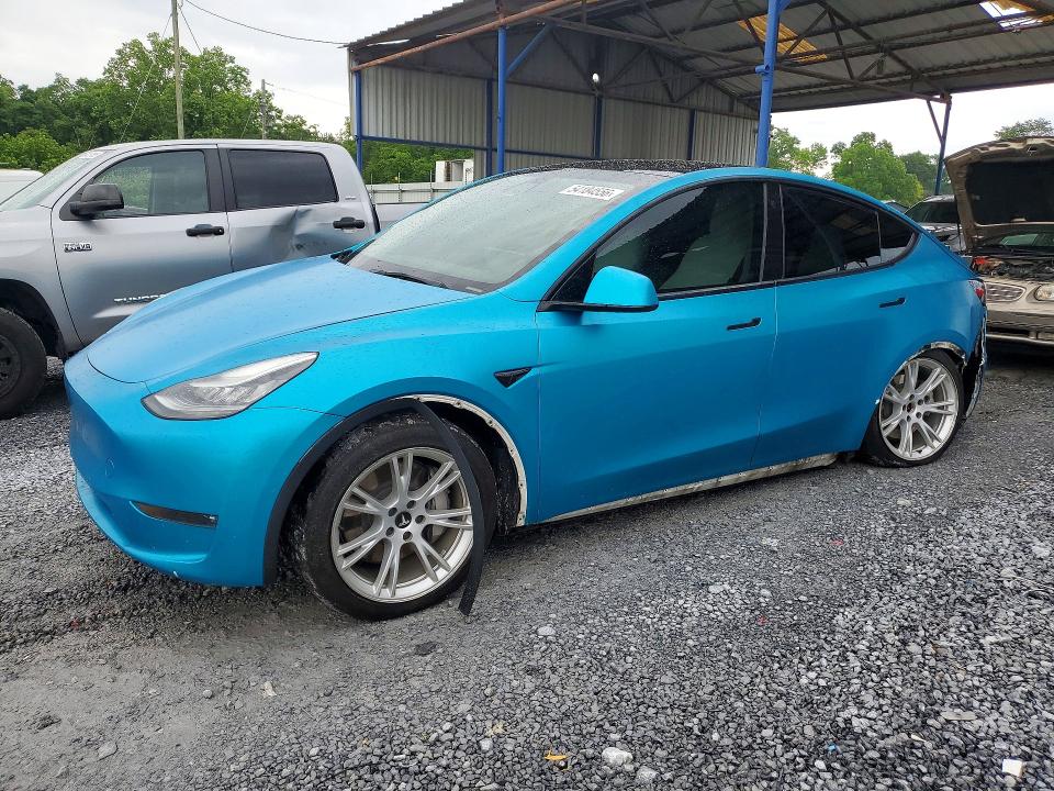 Продаж на аукціоні авто 2021 Tesla Model Y, vin: 5YJYGDEE0MF151650, номер лоту: 54184556