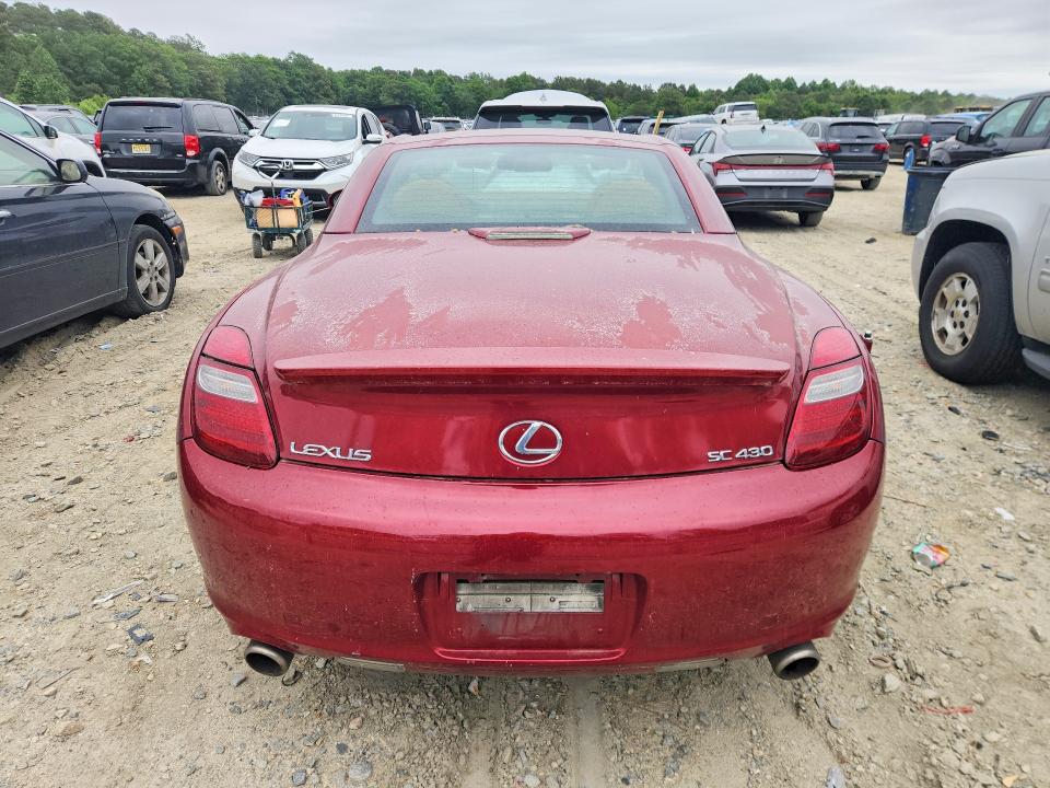 Продаж на аукціоні авто 2006 Lexus Sc, vin: JTHFN48Y969002488, номер лоту: 52718546