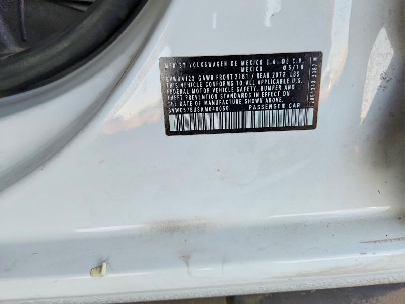 Продаж на аукціоні авто 2019 Volkswagen Jetta, vin: 3VWC57BU8KM040055, номер лоту: 50169356