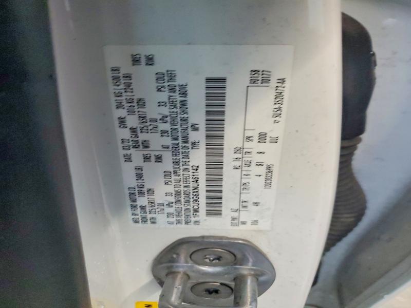 Продаж на аукціоні авто 2022 Ford Escape, vin: 1FMCU9G6XNUA61142, номер лоту: 53218766