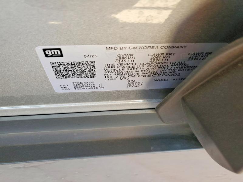 Продажа на аукционе авто 2025 Chevrolet Trax, vin: KL77LGEP8SC272301, номер лота: 54727306