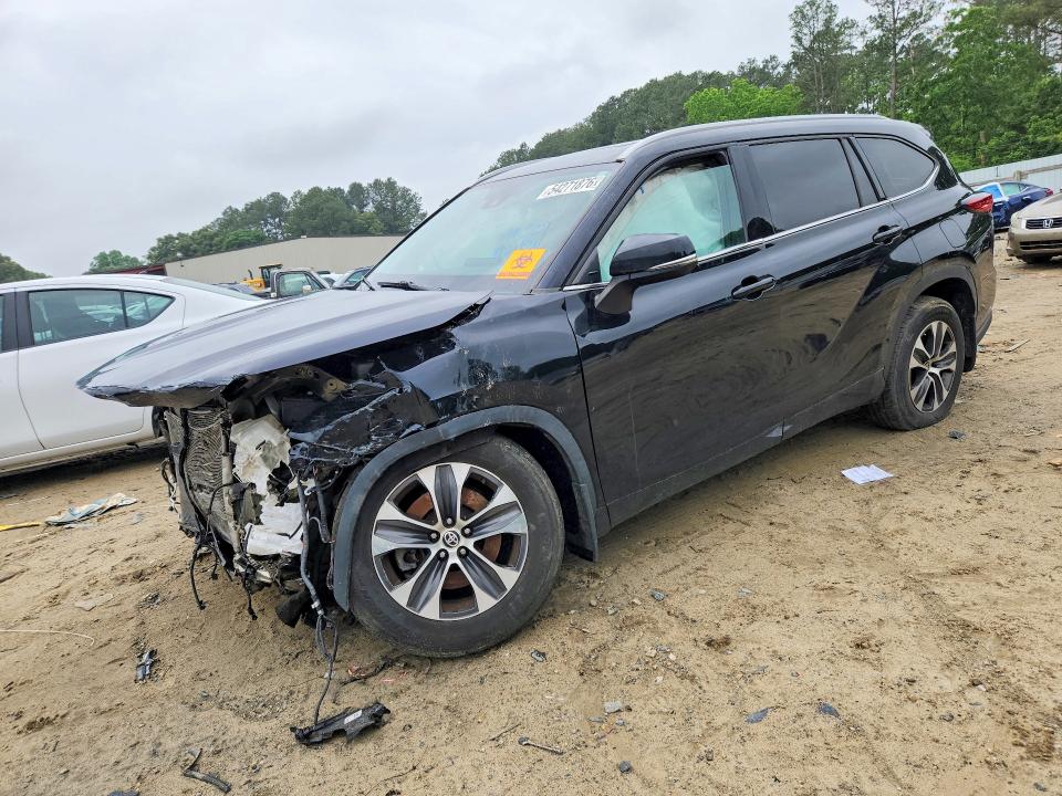 2022 Toyota Highlander მანქანა იყიდება აუქციონზე, vin: 5TDGZRBH1NS585283, აუქციონის ნომერი: 54271876