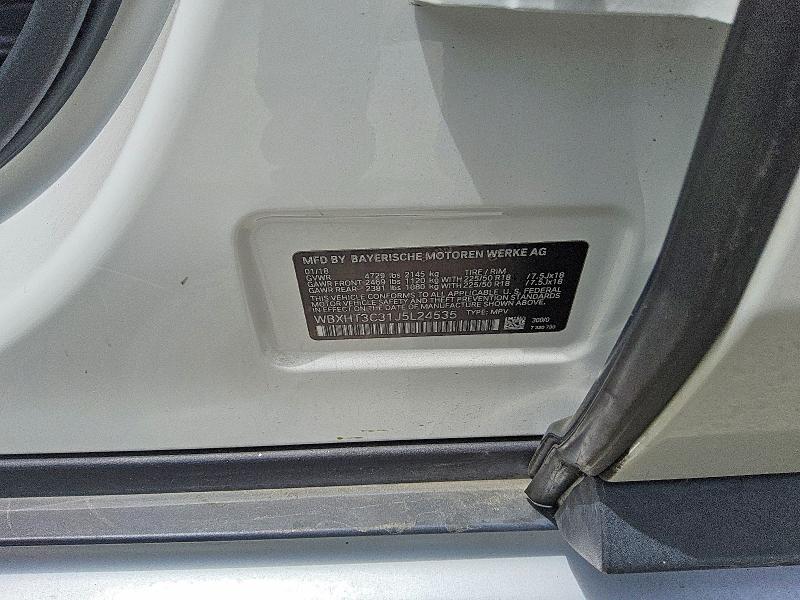 Aukcja sprzedaży 2018 Bmw X1, vin: WBXHT3C31J5L24535, numer aukcji: 52207806