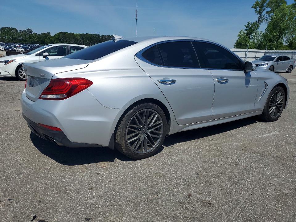 2019 Genesis G70 მანქანა იყიდება აუქციონზე, vin: KMTG34LA4KU021352, აუქციონის ნომერი: 52352216