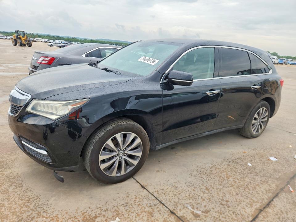 54660436 :رقم المزاد ، 5FRYD3H47FB002742 vin ، 2015 Acura Mdx مزاد بيع