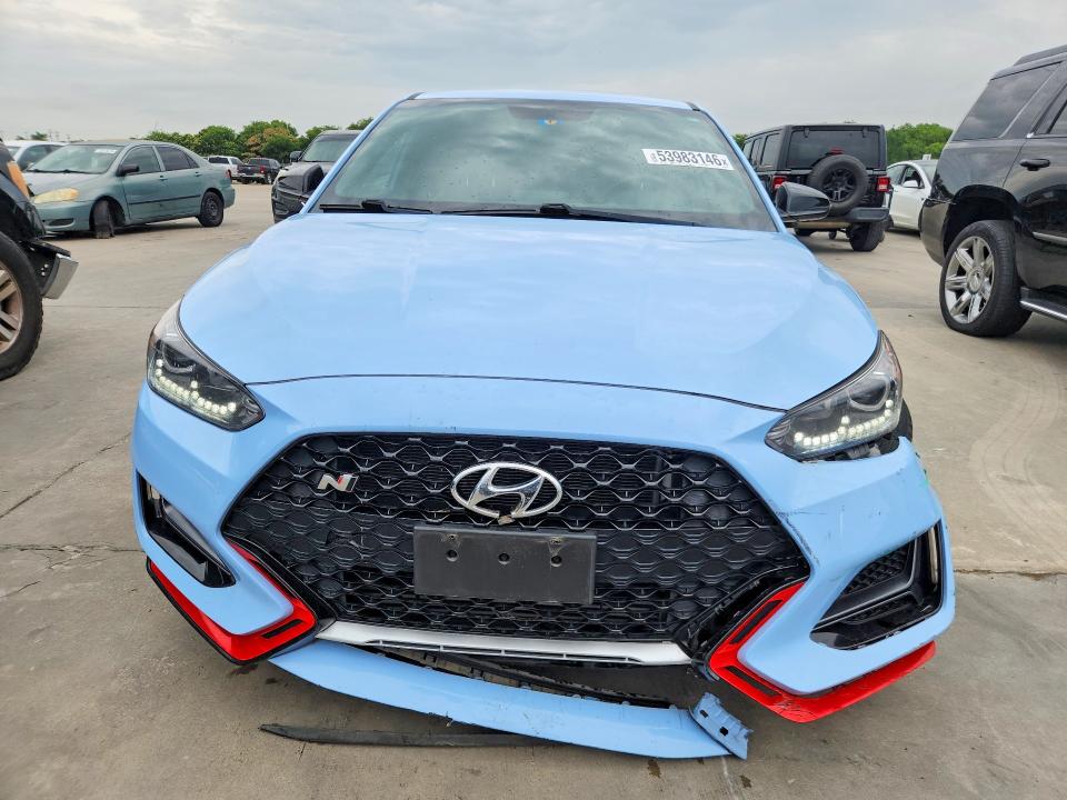 2020 Hyundai Veloster N მანქანა იყიდება აუქციონზე, vin: KMHT36AH7LU007094, აუქციონის ნომერი: 53983146