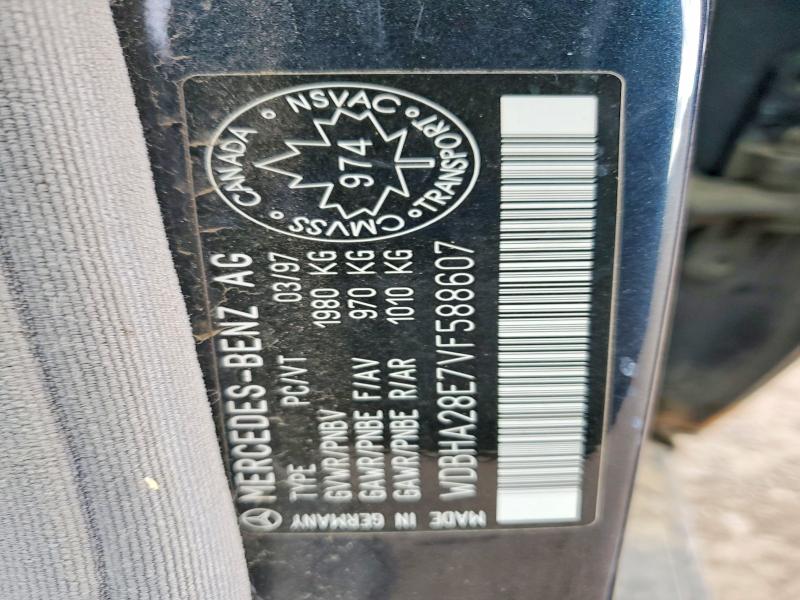 Продаж на аукціоні авто 1997 Mercedes-benz C, vin: WDBHA28E7VF588607, номер лоту: 52586046