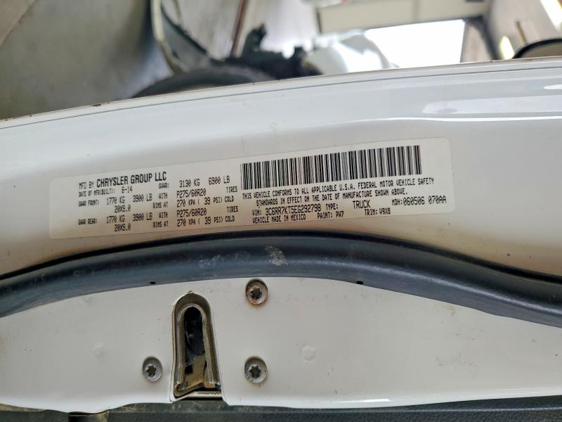 51375076 :رقم المزاد ، 3C6RR7KT5EG292798 vin ، 2014 Ram 1500 مزاد بيع