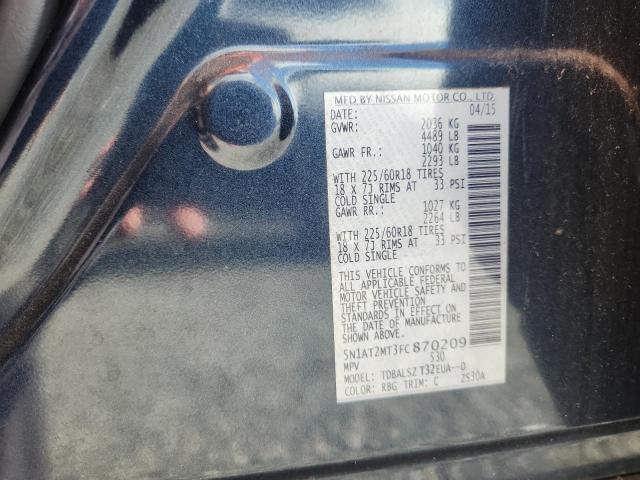 Продажа на аукционе авто 2015 Nissan Rogue, vin: 5N1AT2MT3FC870209, номер лота: 55236636