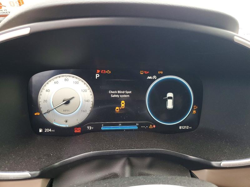2021 Hyundai Santa Fe მანქანა იყიდება აუქციონზე, vin: 5NMS3DAJ2MH345079, აუქციონის ნომერი: 52444006