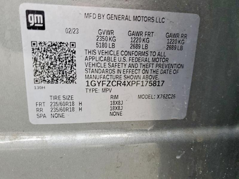 Продажа на аукционе авто 2023 Cadillac Xt4, vin: 1GYFZCR4XPF175817, номер лота: 53179966
