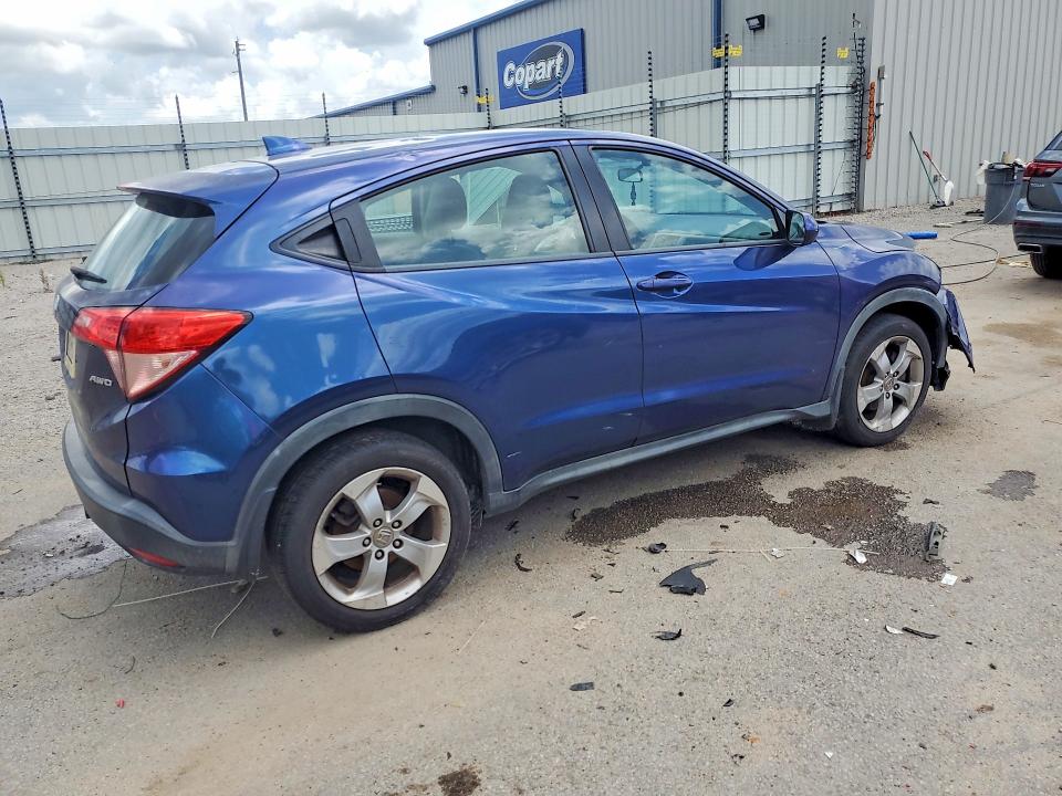 2016 Honda Hr-v მანქანა იყიდება აუქციონზე, vin: 3CZRU6H39GM745201, აუქციონის ნომერი: 53925446