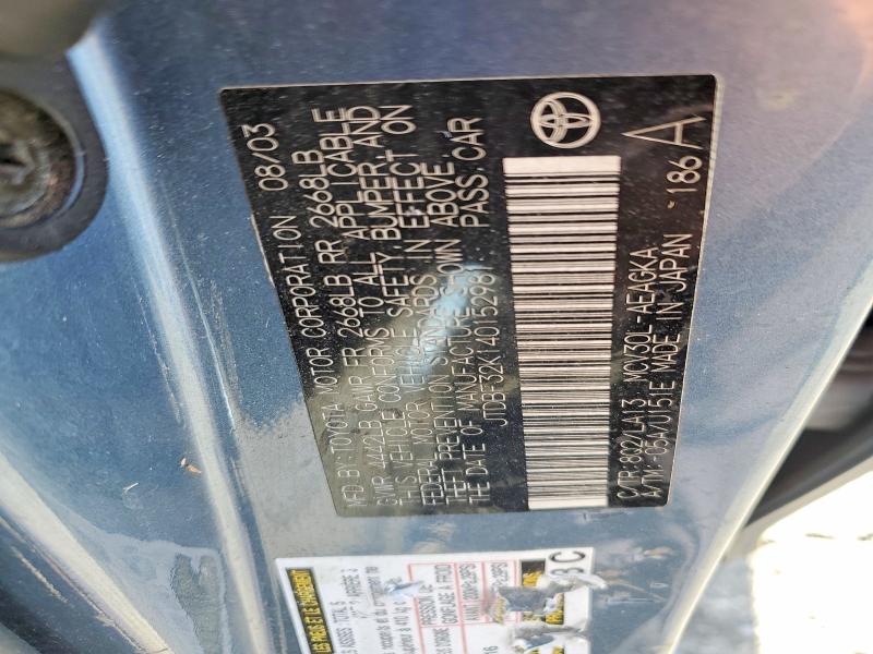 Aukcja sprzedaży 2004 Toyota Camry, vin: JTDBF32K140152981, numer aukcji: 52892576