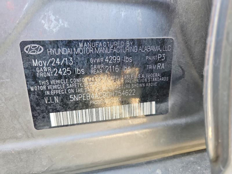Продаж на аукціоні авто 2013 Hyundai Sonata, vin: 5NPEB4AC9DH754622, номер лоту: 53288506