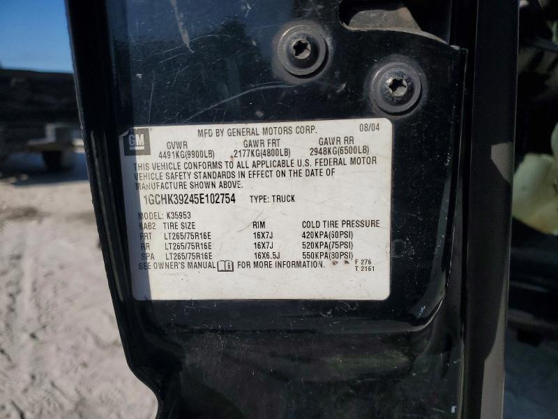 2005 Chevrolet Silverado მანქანა იყიდება აუქციონზე, vin: 1GCHK39245E102754, აუქციონის ნომერი: 51324516