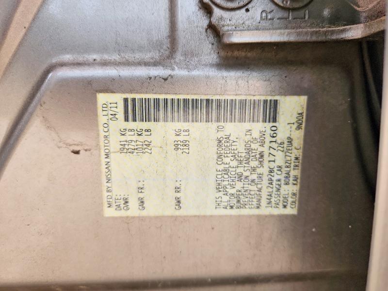 Aukcja sprzedaży 2011 Nissan Altima, vin: 1N4AL2AP2BC177160, numer aukcji: 53774466