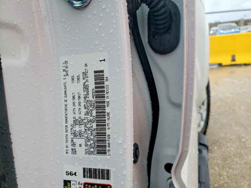 54083196 :رقم المزاد ، 3TYKD5HN5ST021196 vin ، 2025 Toyota Tacoma مزاد بيع