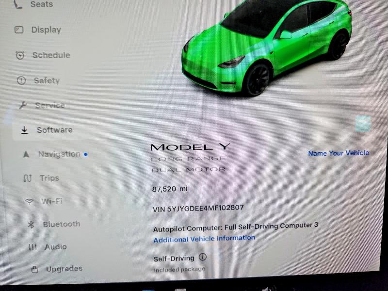 Aukcja sprzedaży 2021 Tesla Model Y, vin: 5YJYGDEE4MF102807, numer aukcji: 52565046