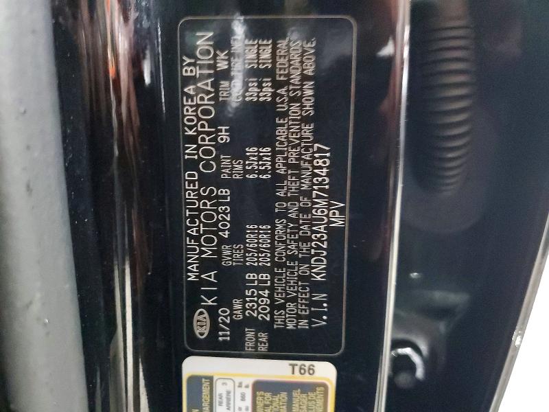 Продаж на аукціоні авто 2021 Kia Soul, vin: KNDJ23AU6M7134817, номер лоту: 52866706
