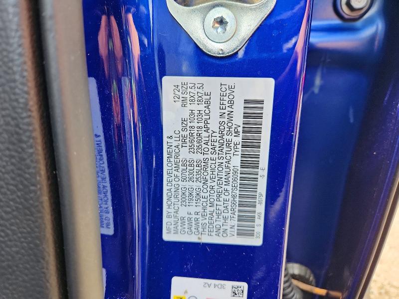 Продаж на аукціоні авто 2025 Honda Cr-v, vin: 7FARS6H87SE060901, номер лоту: 52844976