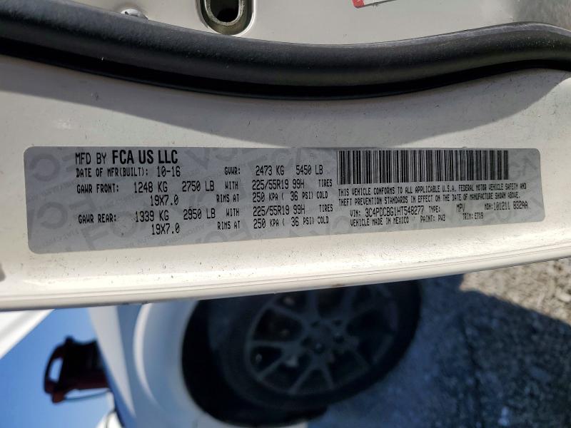 52425106 :رقم المزاد ، 3C4PDCBG1HT548277 vin ، 2017 Dodge Journey مزاد بيع