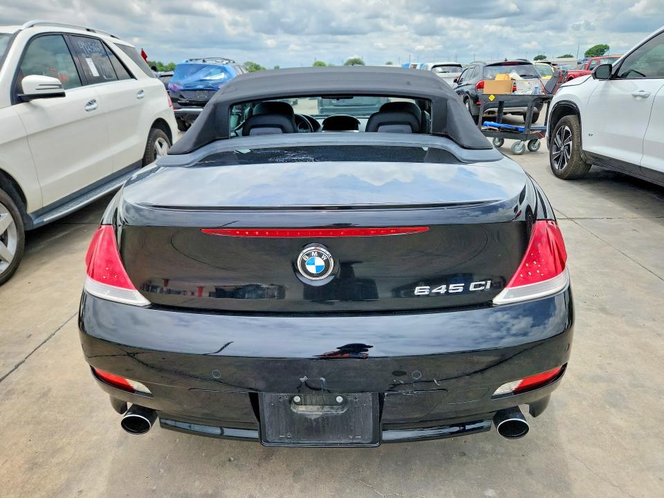 2005 Bmw 645 მანქანა იყიდება აუქციონზე, vin: WBAEK73455B323492, აუქციონის ნომერი: 55098056