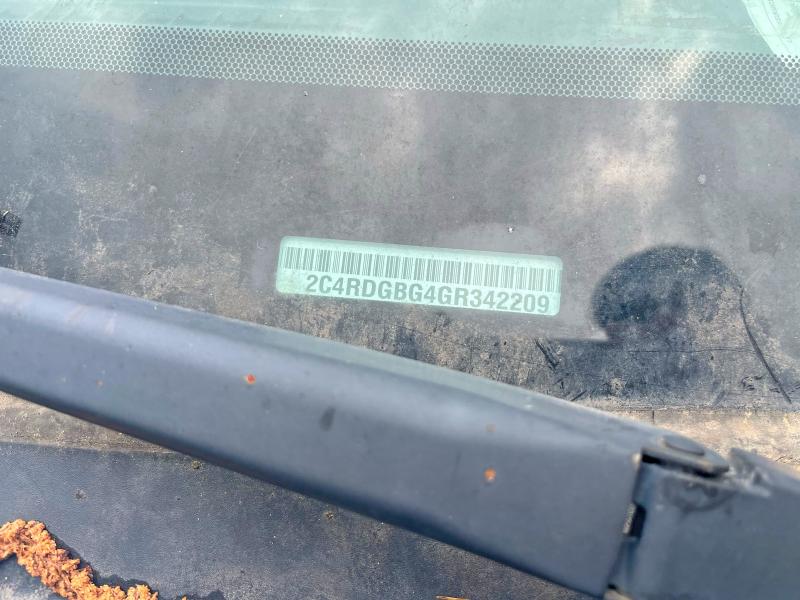Aukcja sprzedaży 2016 Dodge Grand Caravan, vin: 2C4RDGBG4GR342209, numer aukcji: 54628866