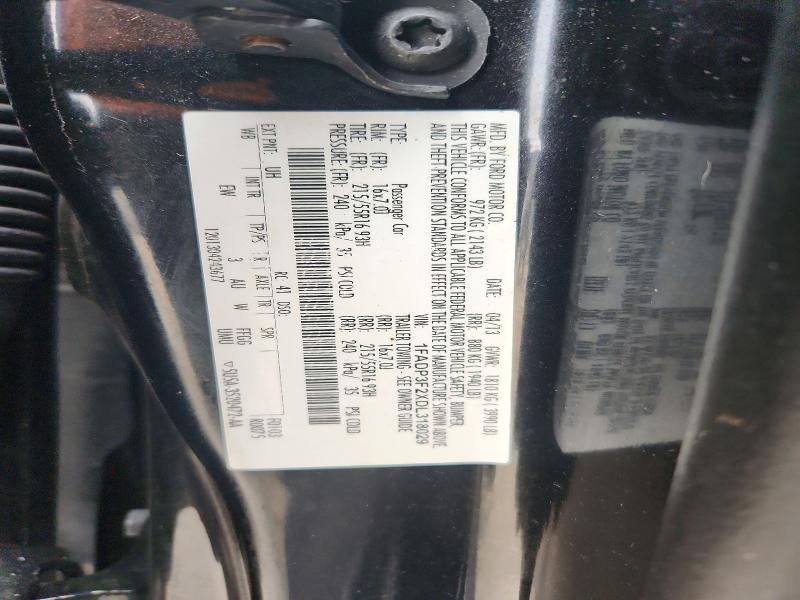55012656 :رقم المزاد ، 1FADP3F2XDL318029 vin ، 2013 Ford Focus مزاد بيع