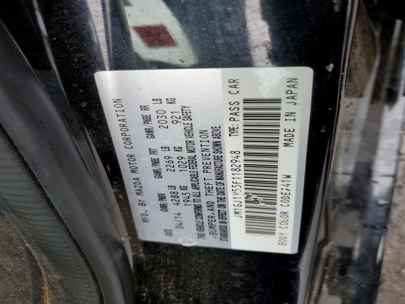 Продажа на аукционе авто 2015 Mazda 6, vin: JM1GJ1V55F1182948, номер лота: 55056906