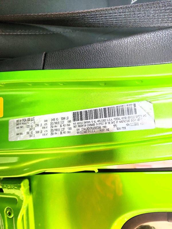 2019 Jeep Wrangler Unlimited მანქანა იყიდება აუქციონზე, vin: 1C4HJXEN7KW509306, აუქციონის ნომერი: 52460636