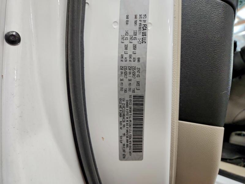 2017 Chrysler Pacifica მანქანა იყიდება აუქციონზე, vin: 2C4RC1EG1HR644120, აუქციონის ნომერი: 54288216