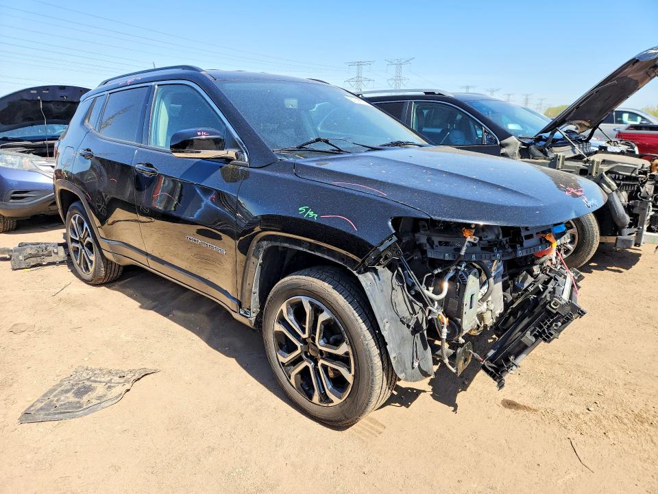 2022 Jeep Compass მანქანა იყიდება აუქციონზე, vin: 3C4NJDCB8NT165330, აუქციონის ნომერი: 51697016