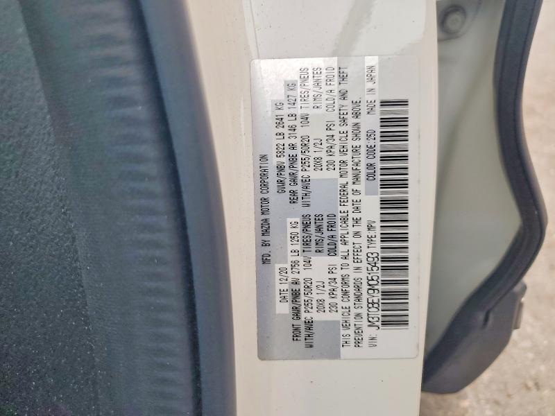 55151776 :رقم المزاد ، JM3TCBEY9M0515493 vin ، 2021 Mazda Cx-9 مزاد بيع