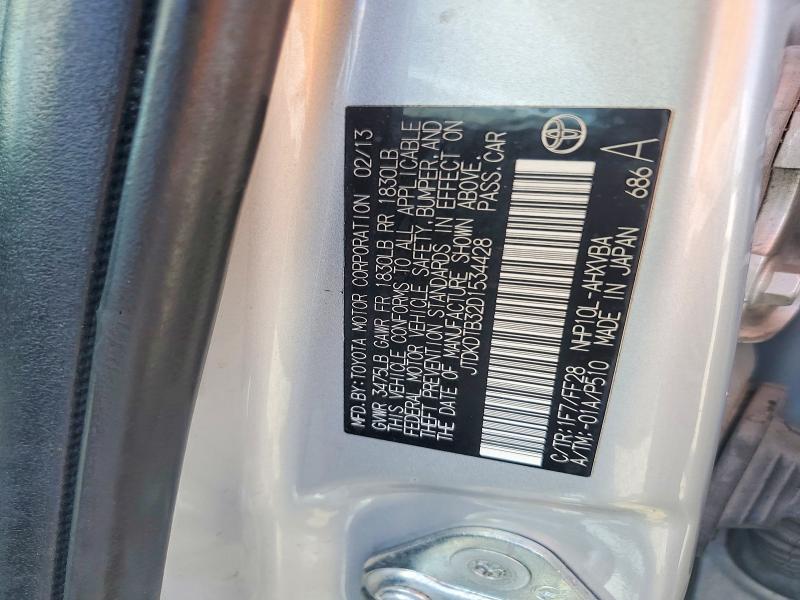 Aukcja sprzedaży 2013 Toyota Prius C, vin: JTDKDTB32D1534428, numer aukcji: 55029626