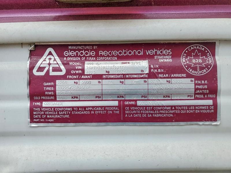 Продажа на аукционе авто 1999 Other  Rv Other Rv, vin: 2FRTV39T5XS995724, номер лота: 52305696