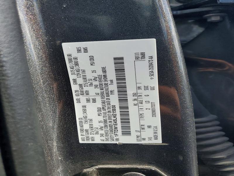 Продажа на аукционе авто 2020 Ford F150, vin: 1FTEW1E45LKE15930, номер лота: 53305486