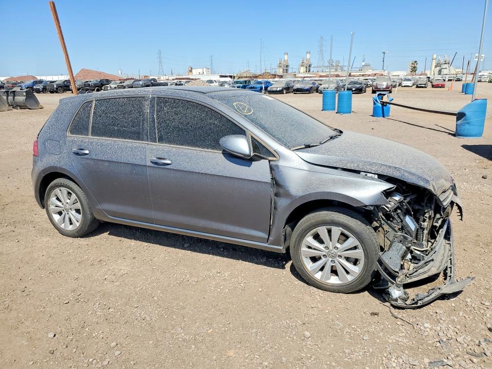 48167536 :رقم المزاد ، 3VWG57AU0MM000820 vin ، 2021 Volkswagen Golf مزاد بيع