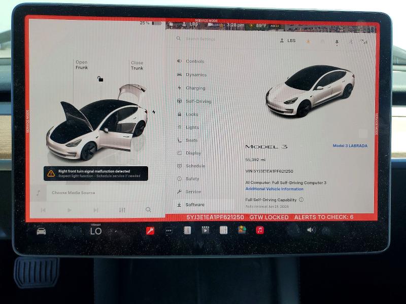 Aukcja sprzedaży 2023 Tesla Model 3, vin: 5YJ3E1EA1PF621250, numer aukcji: 53414066