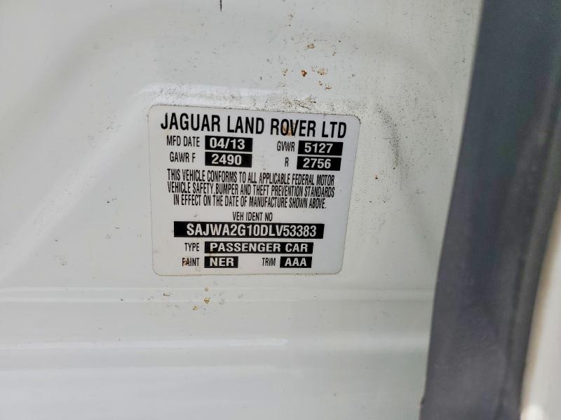 Продаж на аукціоні авто 2013 Jaguar Xjl, vin: SAJWA2G10DLV53383, номер лоту: 53628936