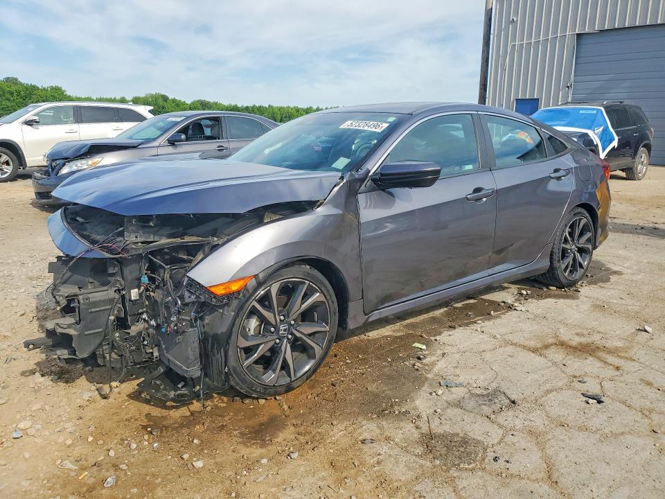 52328496 :رقم المزاد ، 2HGFC2F84KH592089 vin ، 2019 Honda Civic مزاد بيع